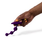 ROMP - AMP PERLE ANALALI IN SILICONE FLESSIBILE VIOLA 12,5 CM VIOLA